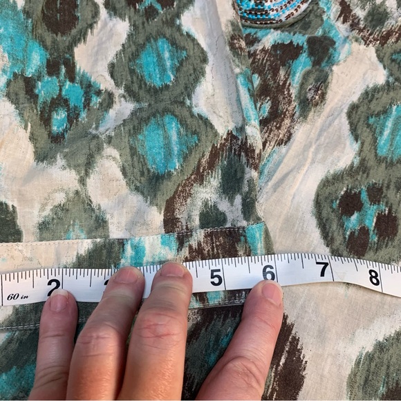 Chico’s southwest fabric pattern loose top,shirt,blouse. - Picture 9 of 15